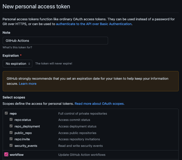 Access token